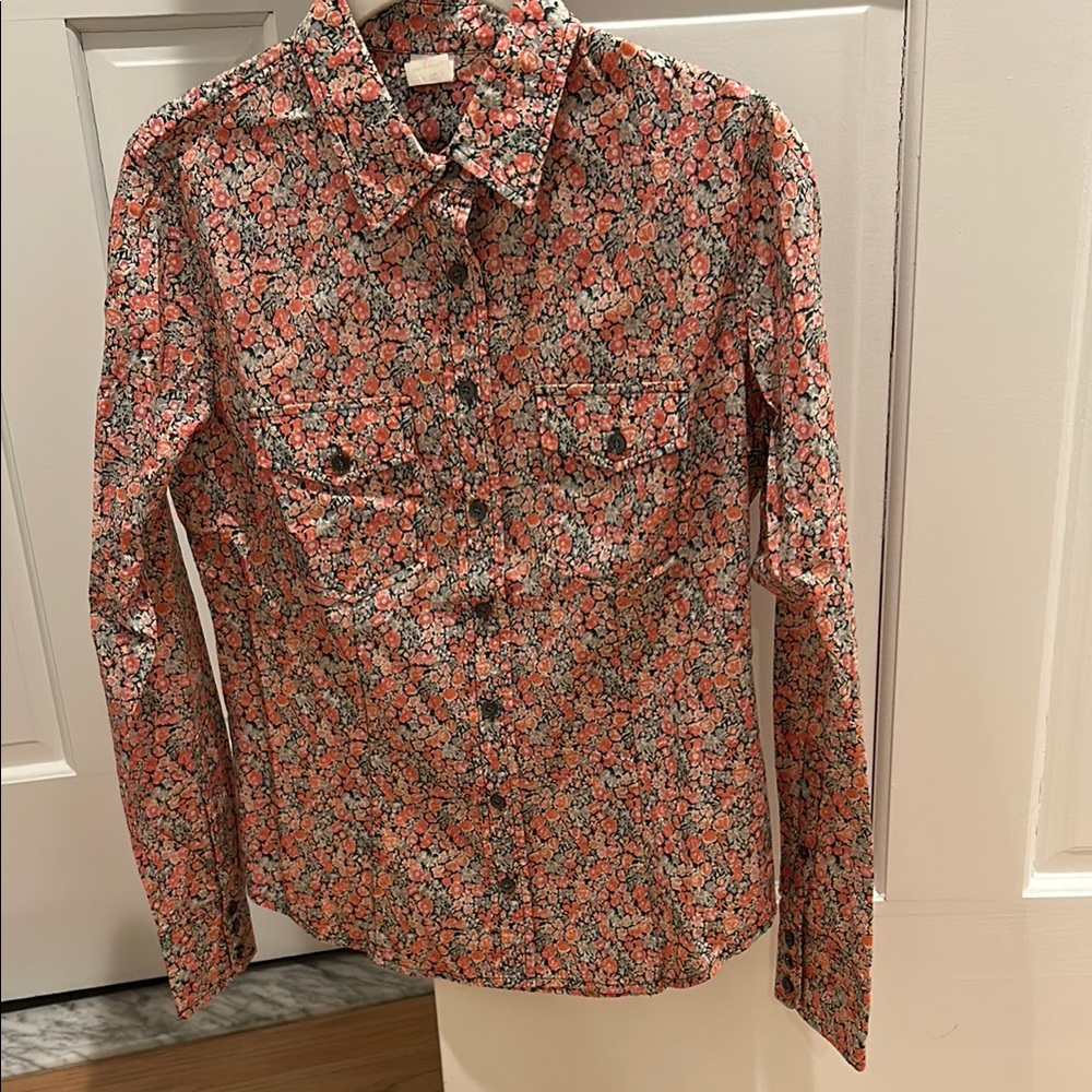 J. Crew Floral Women’s Button-down Shirt - Multicolor